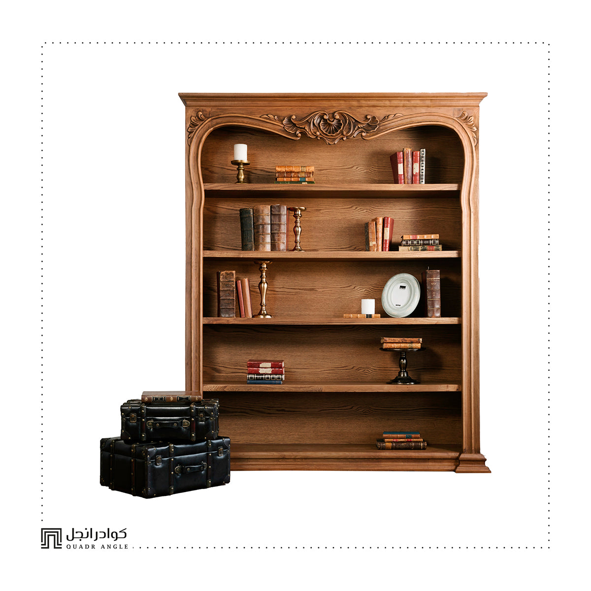 Loren Wooden Bookcase