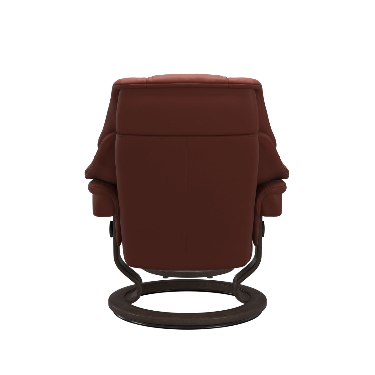 Retreat Classic Recliner & Footstool - Paloma Dark henna leather - view 3