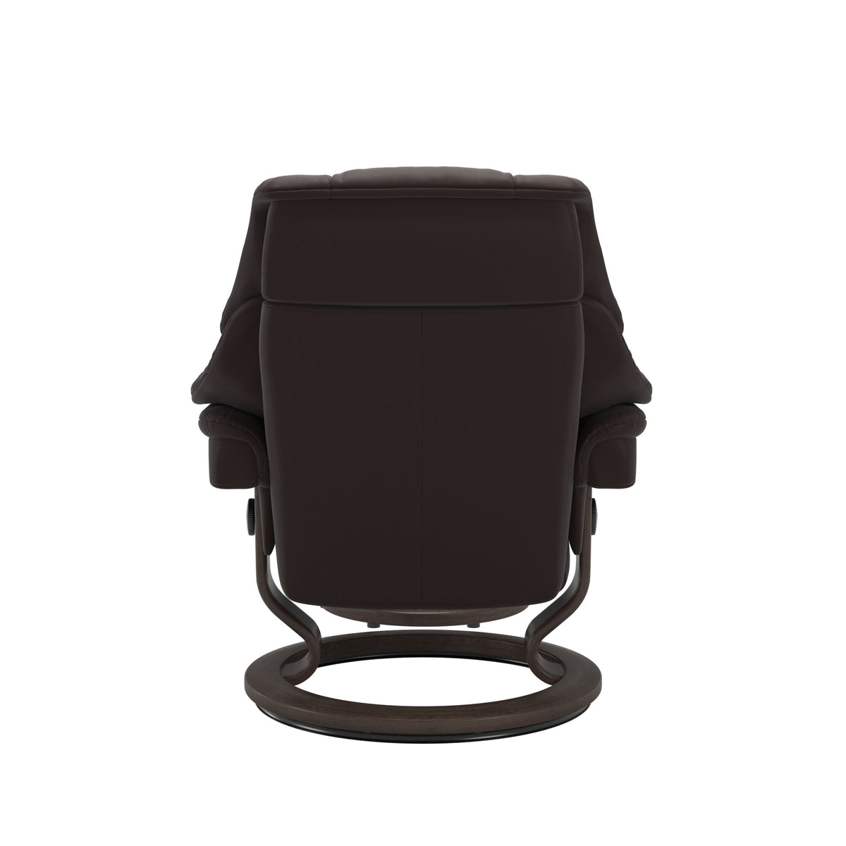 Retreat Classic Recliner & Footstool - Paloma Chocolate leather - view 3