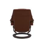Retreat Classic Recliner & Footstool - Paloma Copper leather - view 3