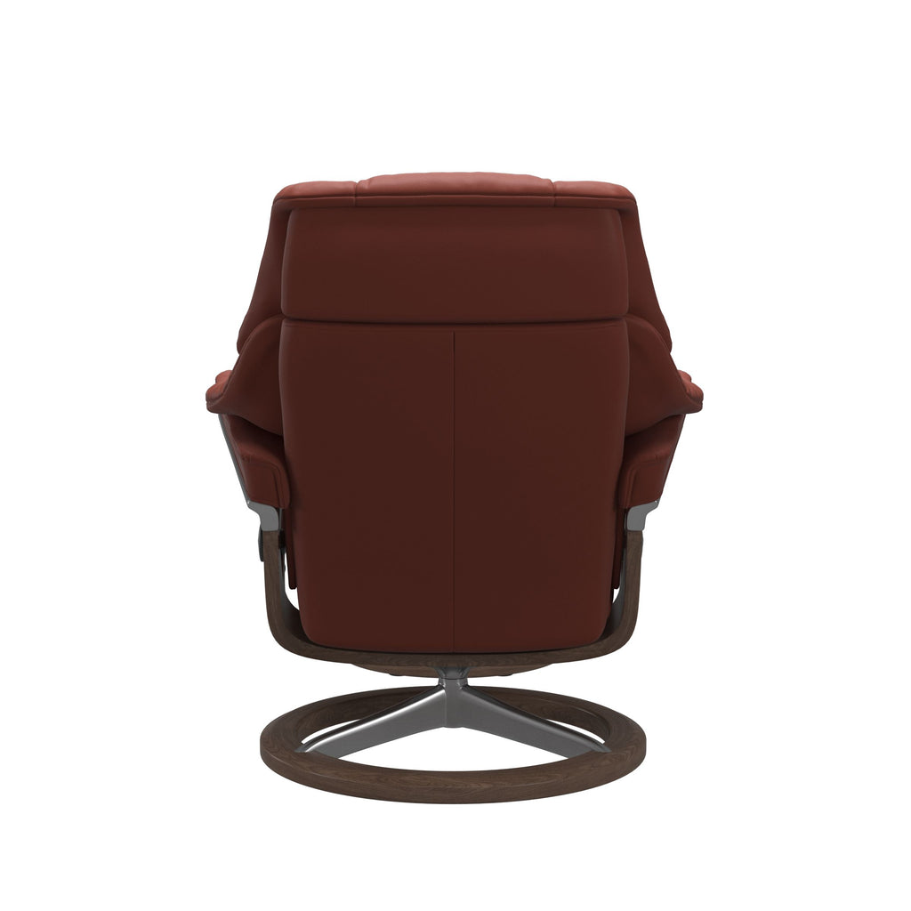 Retreat Signature Recliner & Footstool - Paloma Dark henna leather - view 3