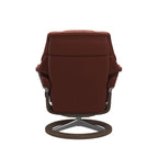 Retreat Signature Recliner & Footstool - Paloma Dark henna leather - view 3