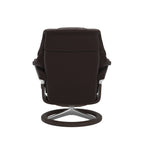 Retreat Signature Recliner & Footstool - Paloma Chocolate leather - view 3