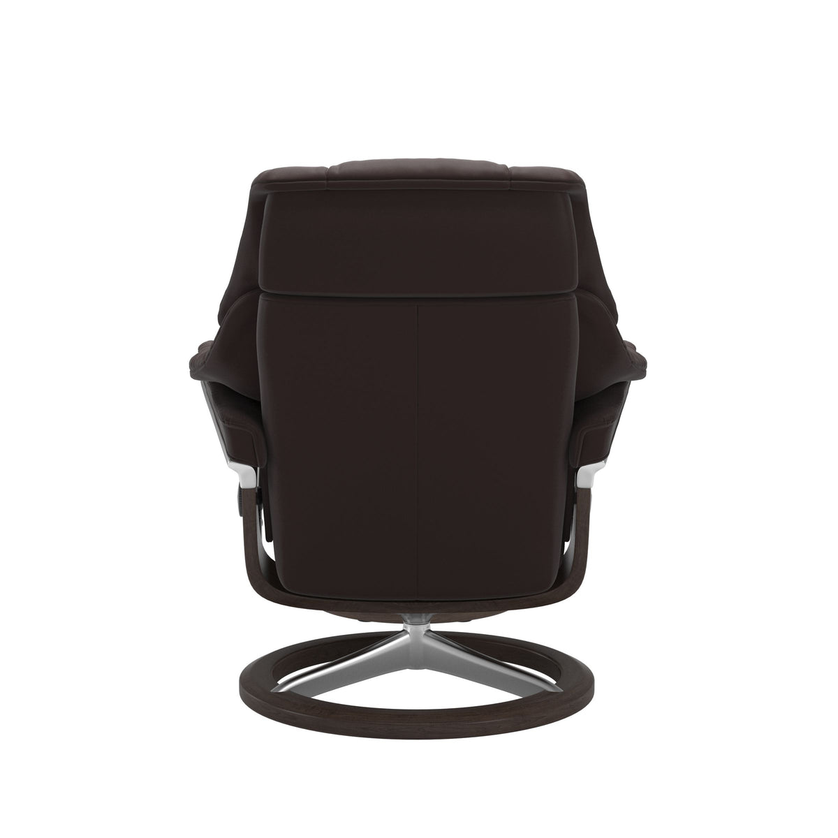 Retreat Signature Recliner & Footstool - Paloma Chocolate leather - view 3