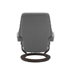 Serene Classic Recliner & Footstool - Batick Wild dove leather - view 3