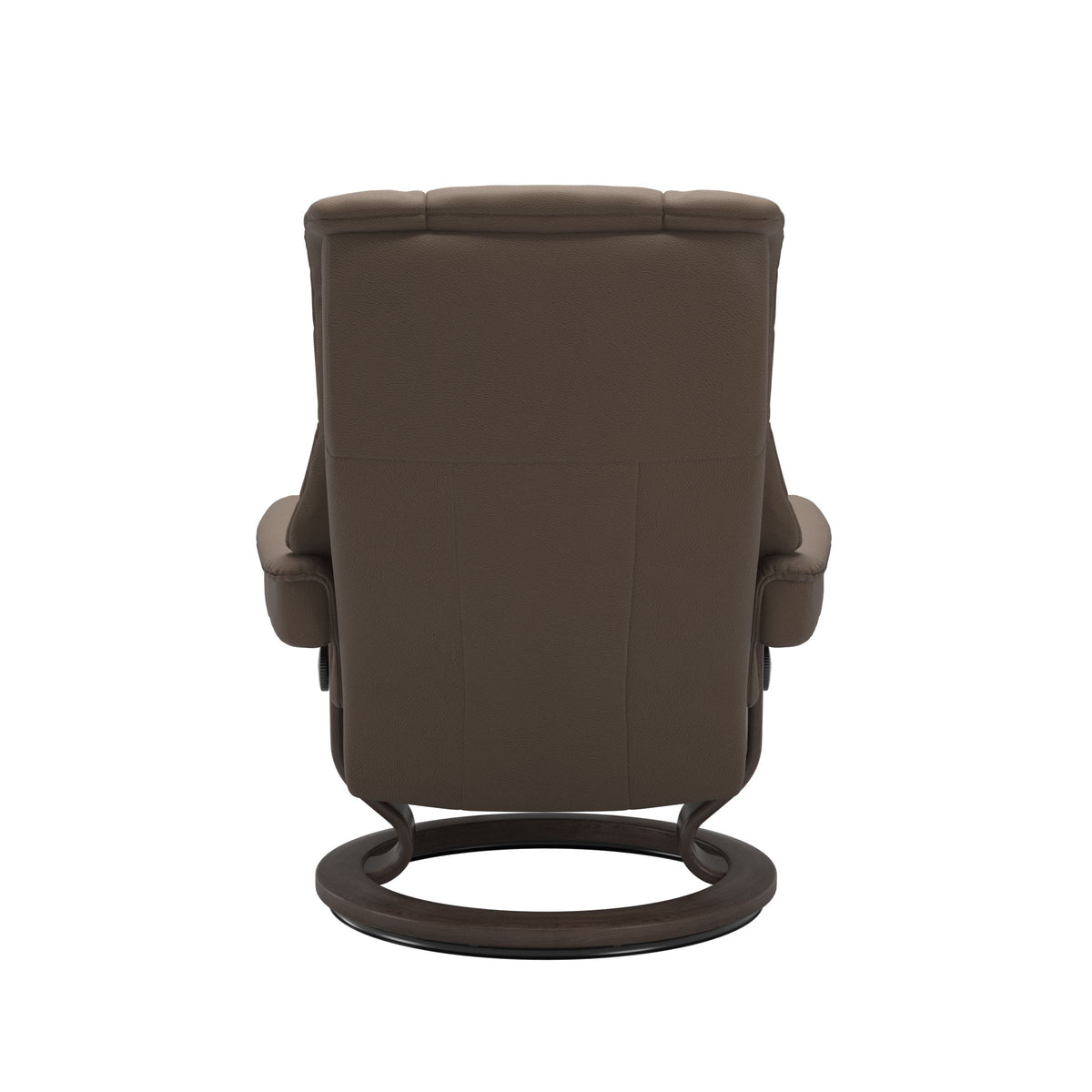 Haven Classic Recliner & Footstool - Batick Mole leather - view 3