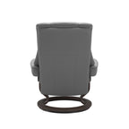 Haven Classic Recliner & Footstool - Batick Wild dove leather - view 3