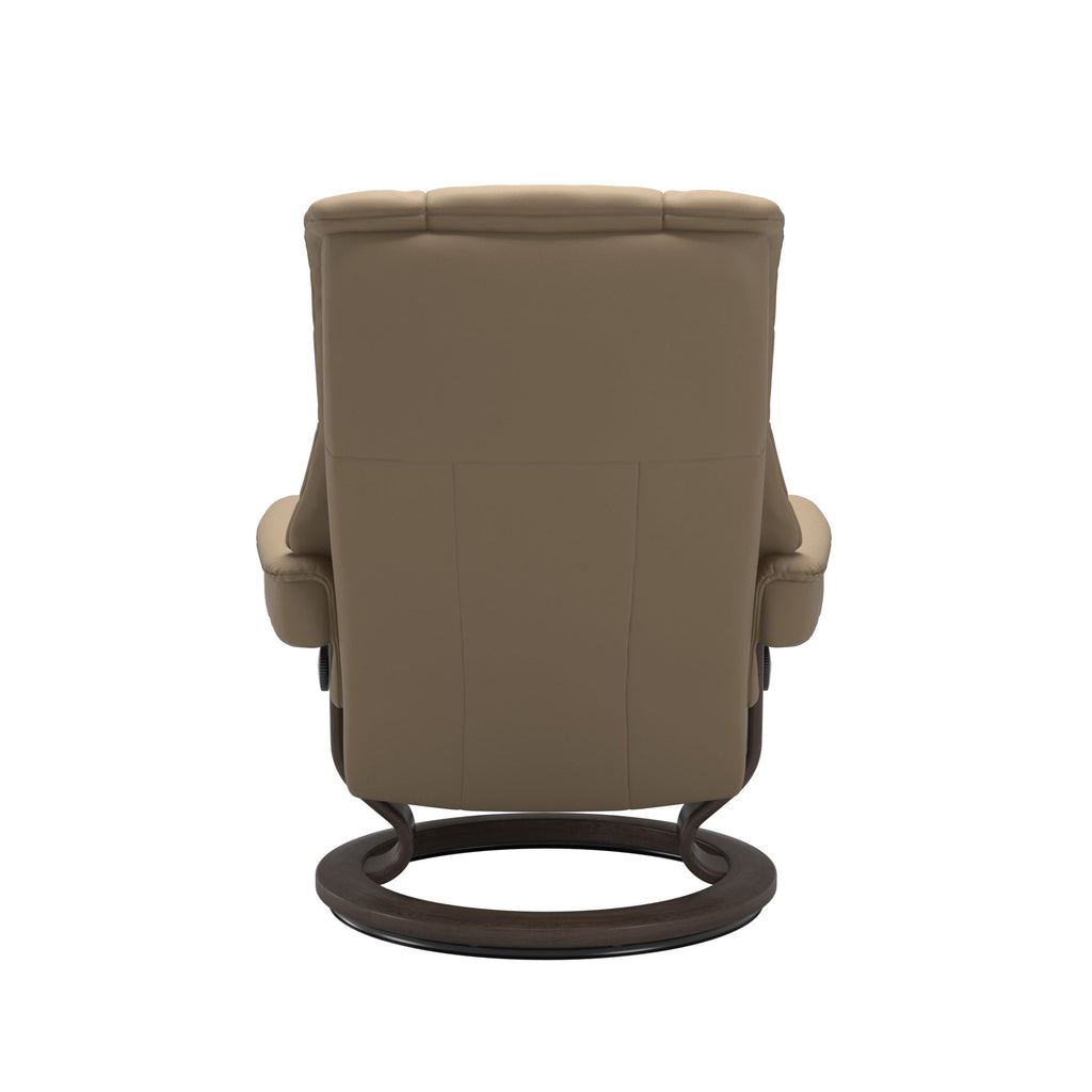 Haven Classic Recliner & Footstool - Paloma Funghi leather - view 3