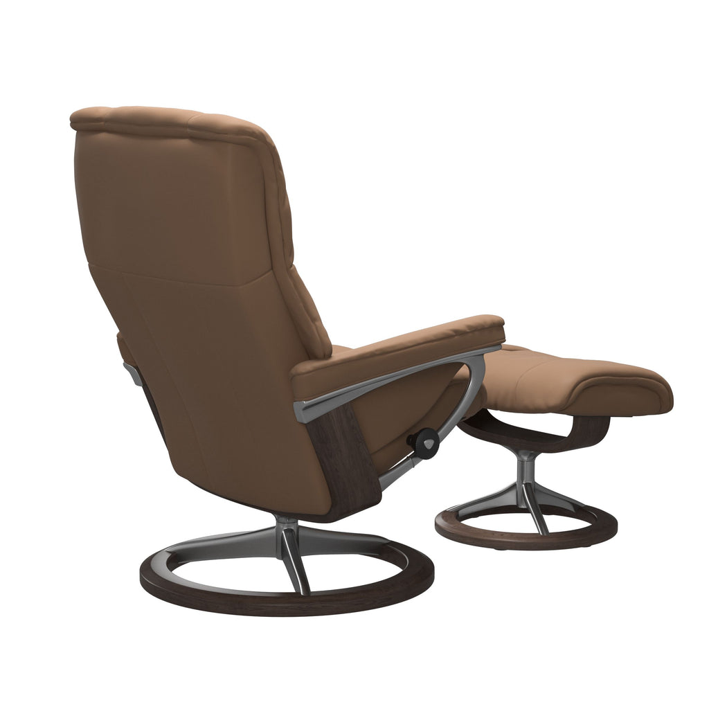 Haven Signature Recliner & Footstool - Batick Latte leather - view 4