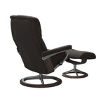Haven Signature Recliner & Footstool - Paloma Chestnut leather - view 4