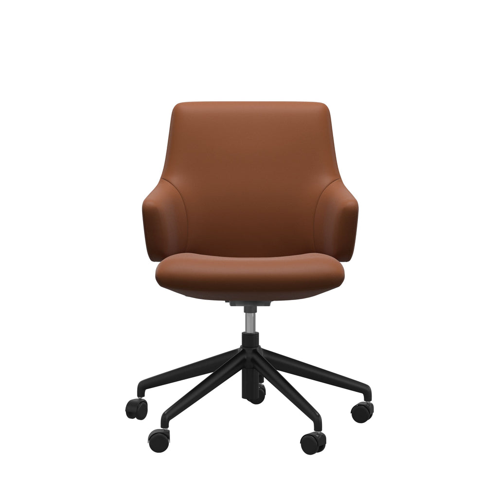 Laurel Office Chair - New cognac leather - view 2