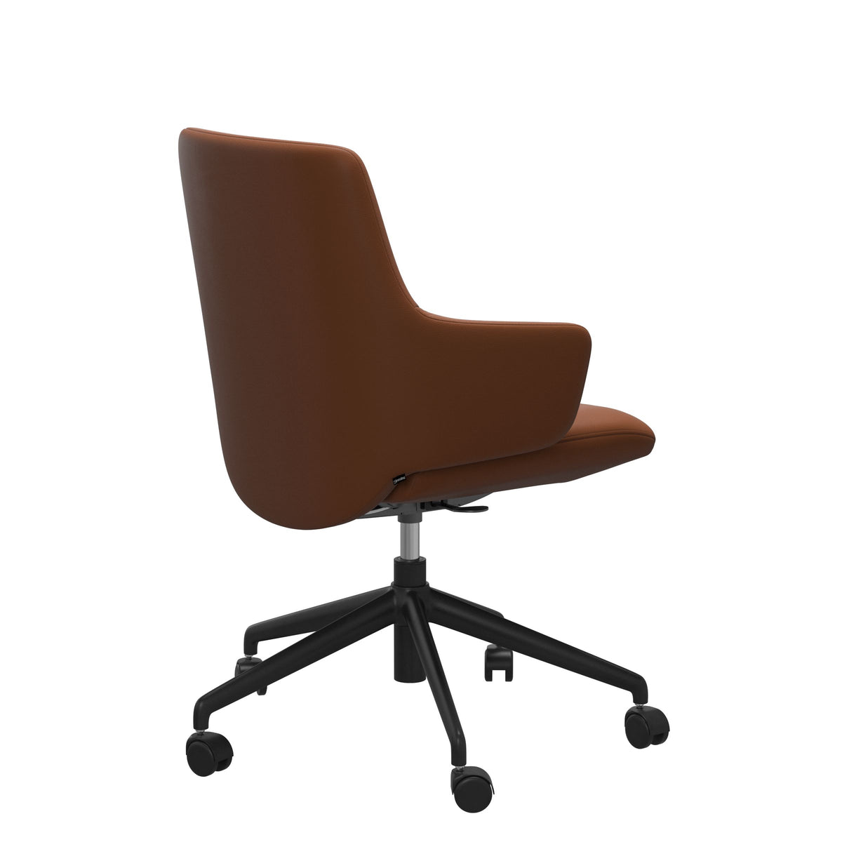 Laurel Office Chair - New cognac leather - view 4
