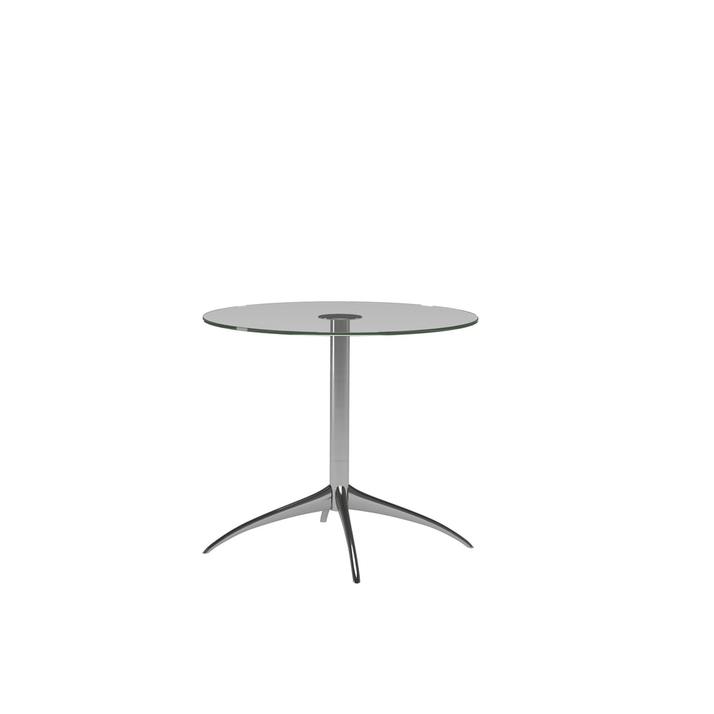 Round Metal Table - Small - Chrome metal - view 2