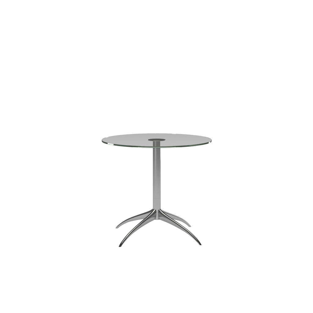 Round Metal Table - Small - Chrome metal - view 4