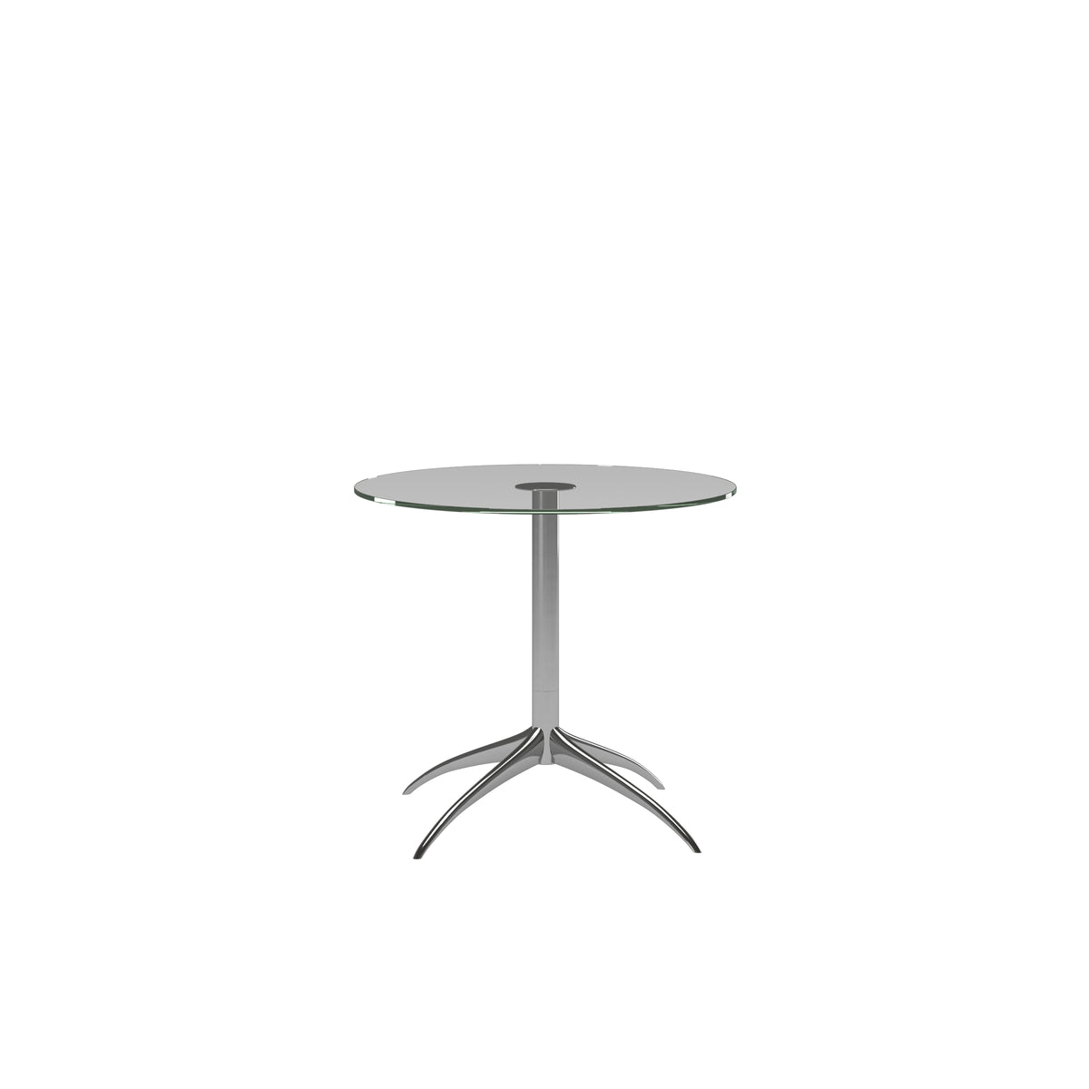 Round Metal Table - Small - Chrome metal - view 4