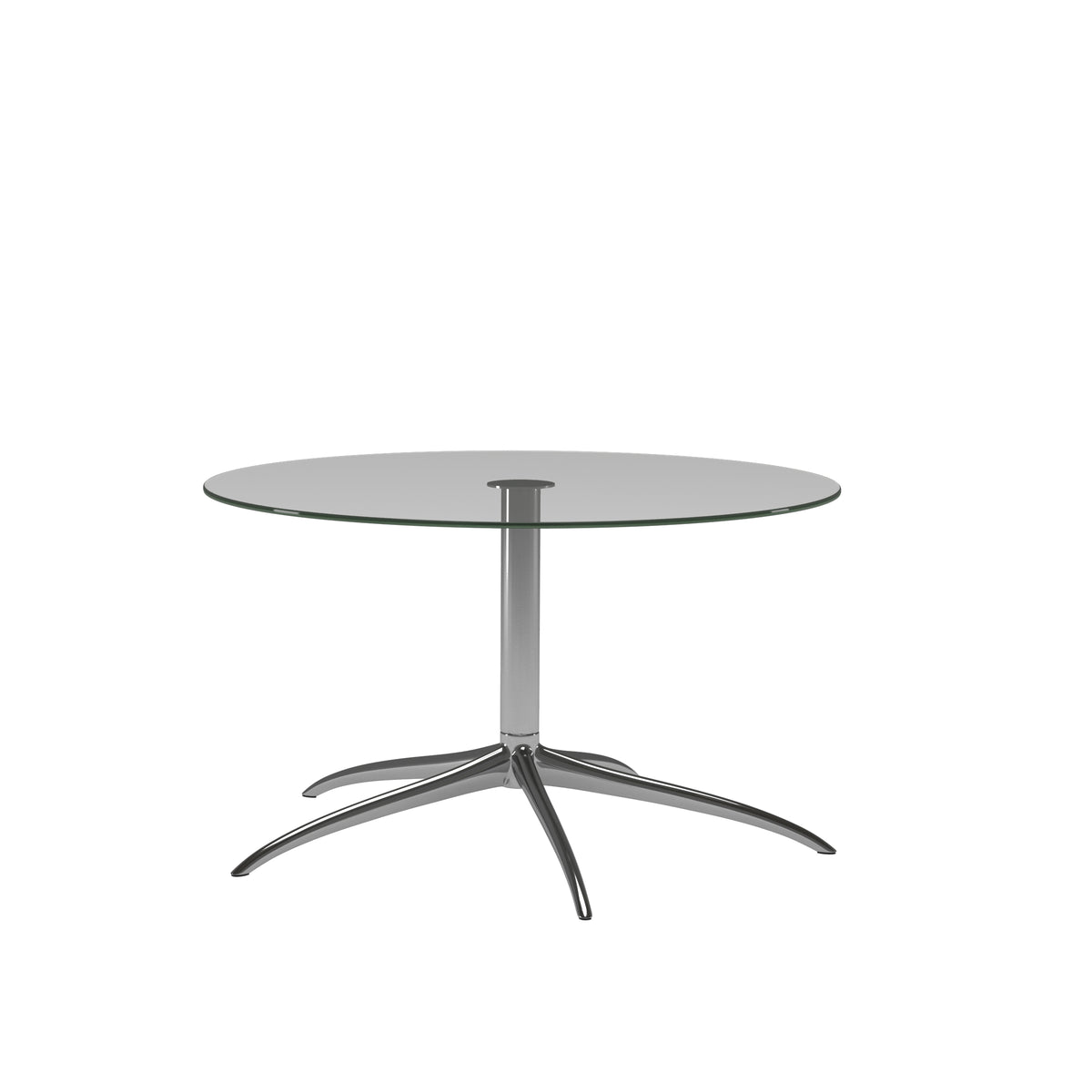 Round Metal Table - Large - Chrome metal - view 2