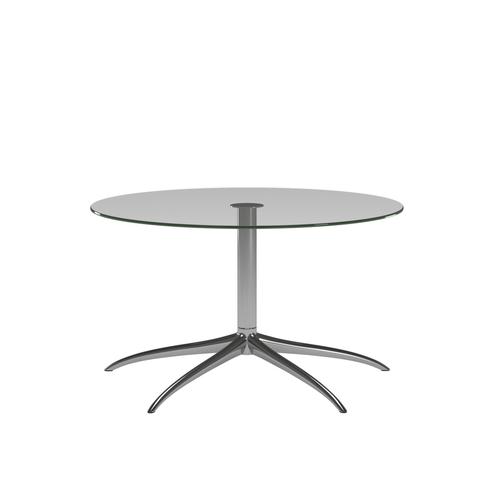 Round Metal Table - Large - Chrome metal - view 3