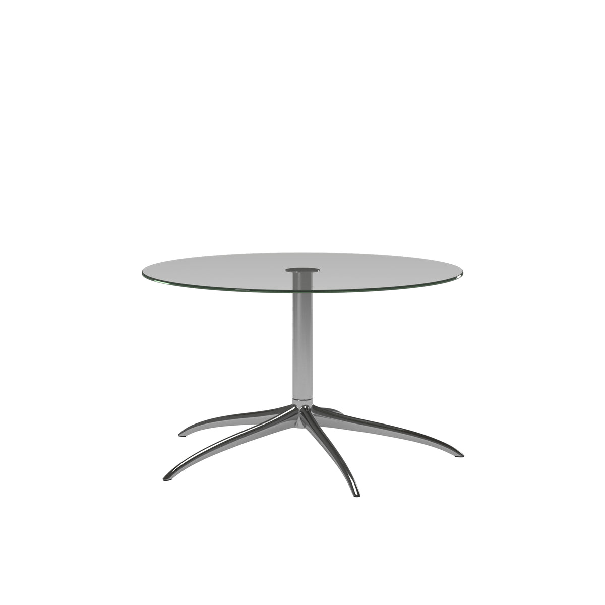 Round Metal Table - Large - Chrome metal - view 4