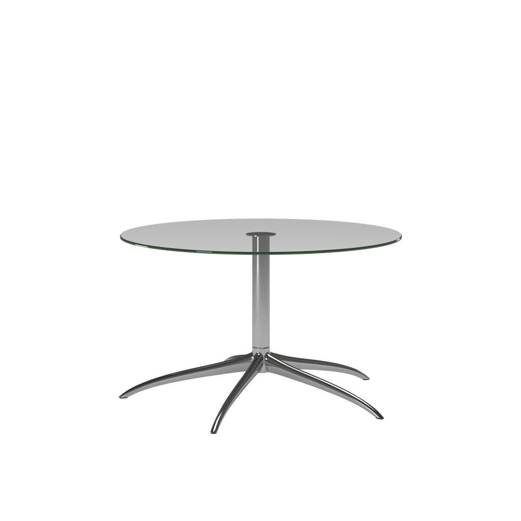 Round Metal Table - Large - Chrome metal - view 1