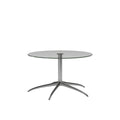 Round Metal Table - Large - Chrome metal - view 1