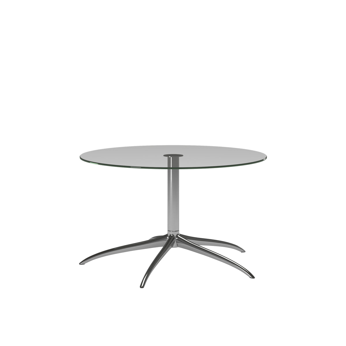 Round Metal Table - Large - Chrome metal - view 1