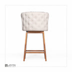 Queen Leather Wood Bar Stools