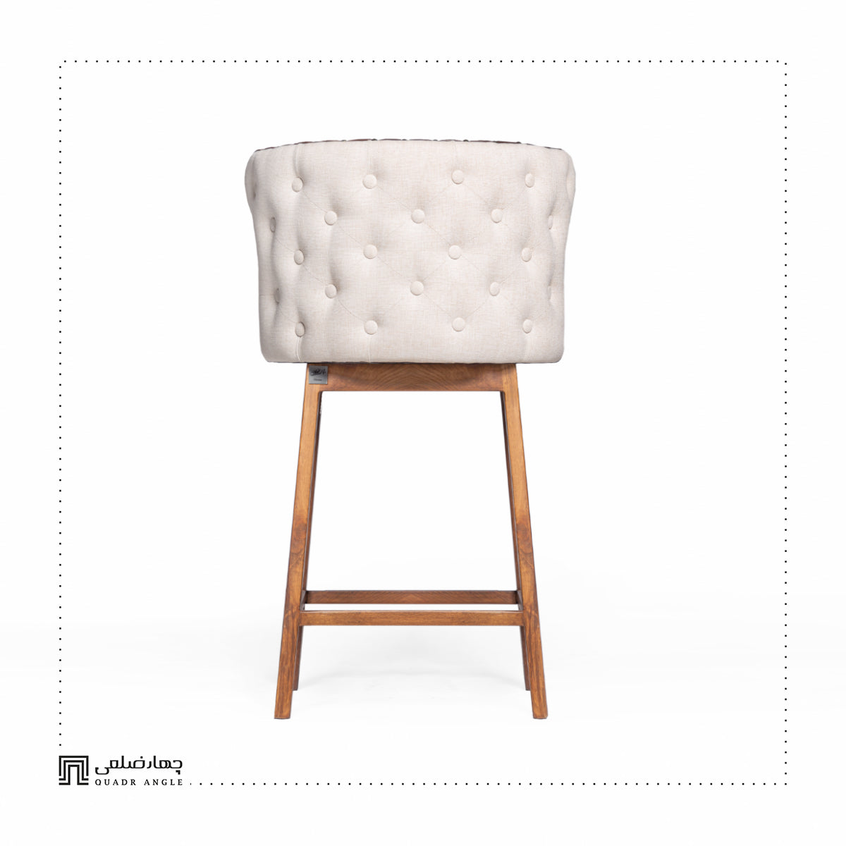 Queen Leather Wood Bar Stools