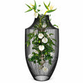 Silhouette Black Wire Vase