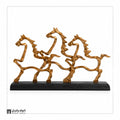 Cavalcade Gold-Tone Horse Sculpture