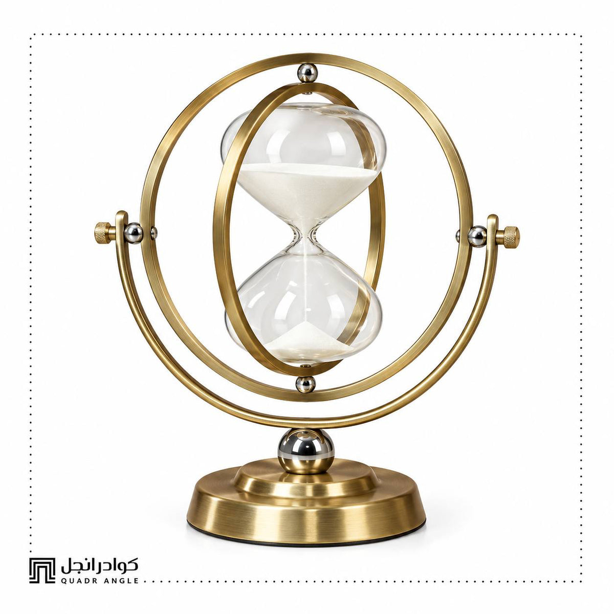 Equinox Gold-Tone Hourglass