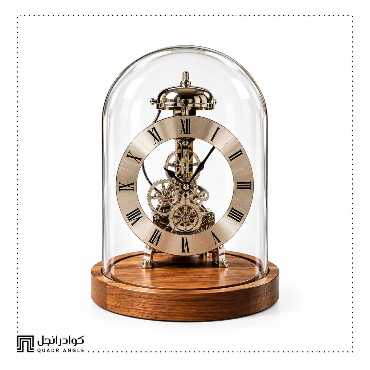 Grand Tour Skeleton Dome Clock