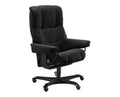 Haven Office Chair - Batick Black leather (Batick) · Batick Black leather · Wenge wood
