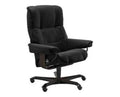 Haven Office Chair - Paloma Black leather (Paloma) · Paloma Black leather · Wenge wood