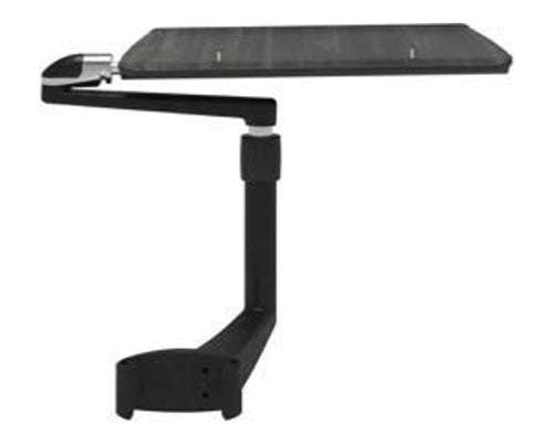 Adjustable Computer Table - Grey wood · Grey wood